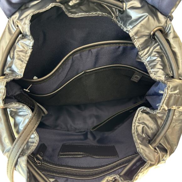 KENNETH COLE NY Backpack Gunmetal Grey Vesey Water Resistant Nylon Travel - Picture 9 of 16